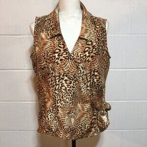 Selene Side Wrap Blouse Lg